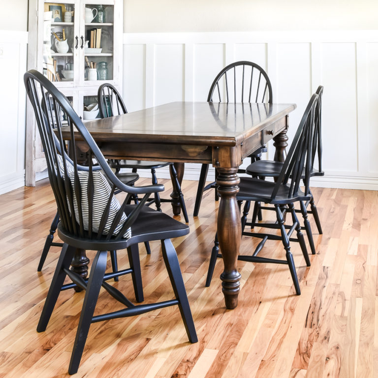 Refinished Dining Table: patience and perseverance – Emily's Project List